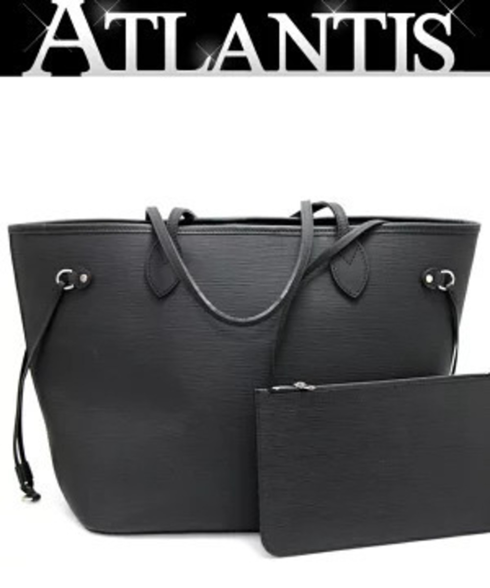 Louis Vuitton Neverfull Tote Bag Epi Leather Black
